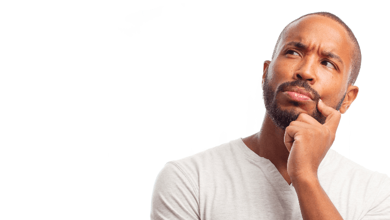 A man thinking | dentist in Elk Grove, CA
